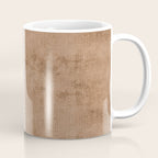 Two Toned Tan Texture Coffee Mug Gallery Image 1