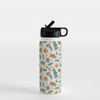 Farm house Christmas Burlap Water Bottle Gallery Image 1