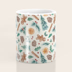 Farm house Christmas Burlap Coffee Mug Gallery Image 4