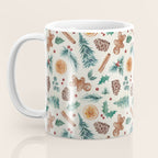 Farm house Christmas Burlap Coffee Mug Gallery Image 3