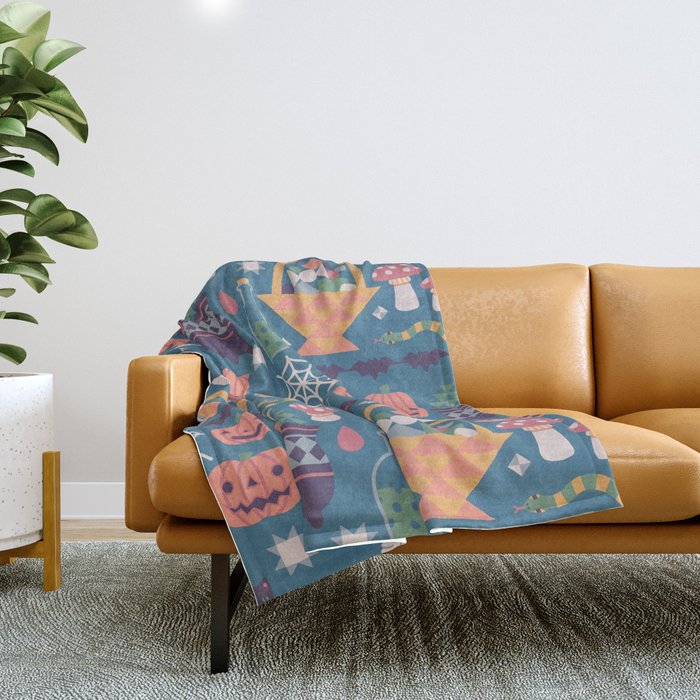 Quaint and Creepy Throw Blanket Gallery Image 1