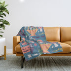 Quaint and Creepy Throw Blanket Gallery Image 1