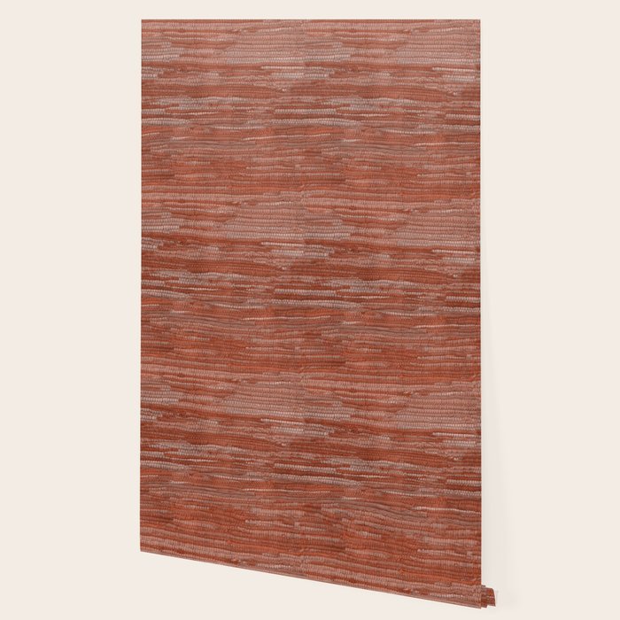 Old Market Textile in Faded Terracotta Wallpaper Gallery Image 2