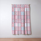 Pretty Pastel Patchwork Window Curtain Gallery Image 3