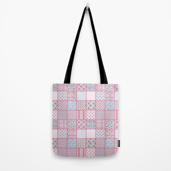 Pretty Pastel Patchwork Tote Bag Gallery Image 2