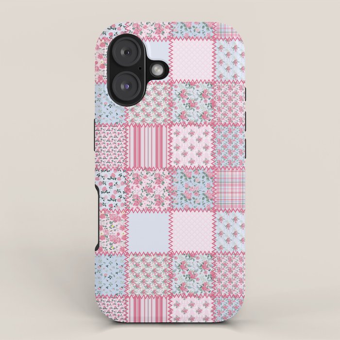 Pretty Pastel Patchwork iPhone Case Gallery Image 1