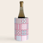 Pretty Pastel Patchwork Wine Chiller Gallery Image 1