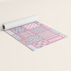 Pretty Pastel Patchwork Yoga Mat Gallery Image 2