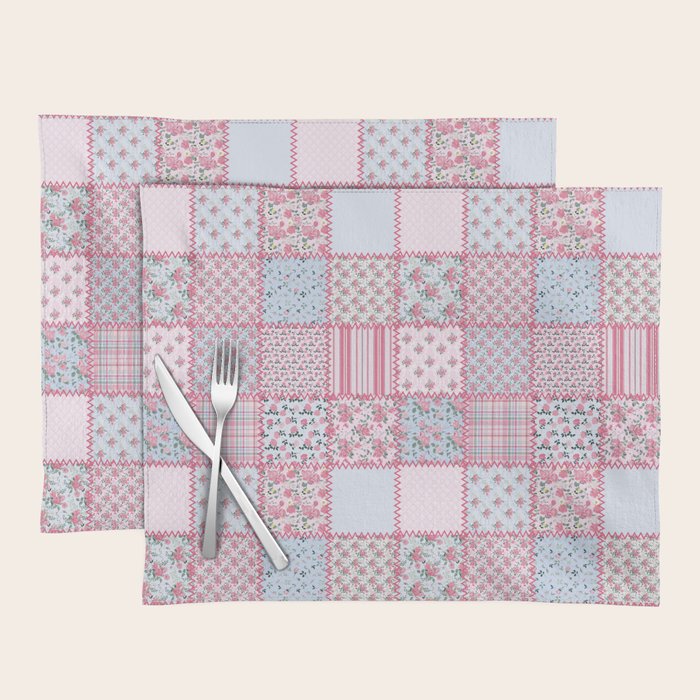 Pretty Pastel Patchwork Placemat Gallery Image 1