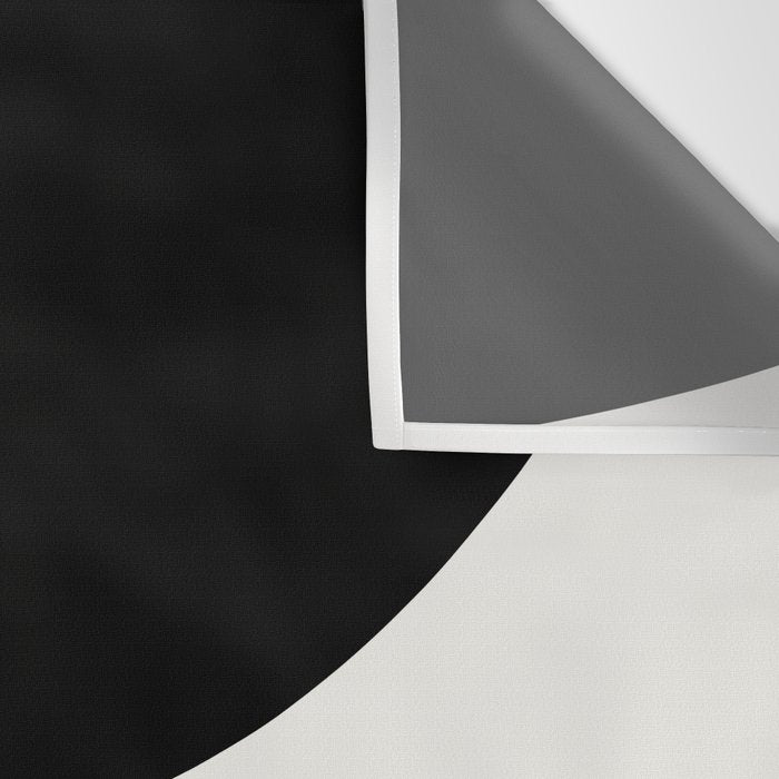 Bold Geometric Shapes Maximalism X Black and White Wall Tapestry Gallery Image 3
