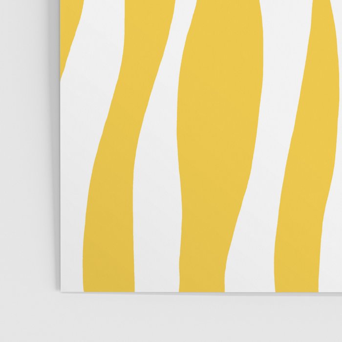 Ebb and Flow - Turquoise & Yellow Poster Gallery Image 3