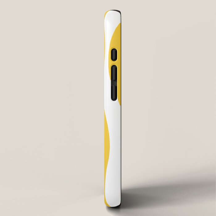 Ebb and Flow - Turquoise & Yellow iPhone Case Gallery Image 2