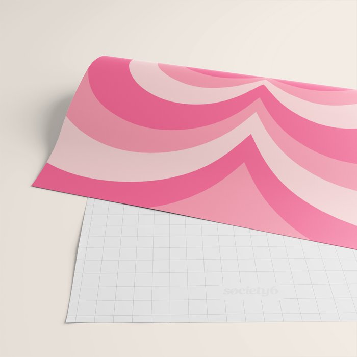Hypnotic Pink Hearts Wrapping Paper Gallery Image 2
