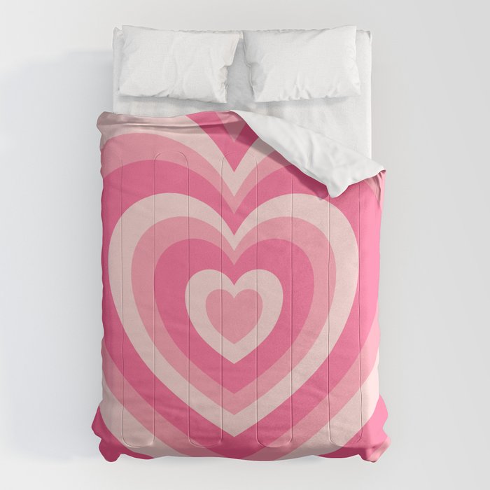 Hypnotic Pink Hearts Comforter Gallery Image 6