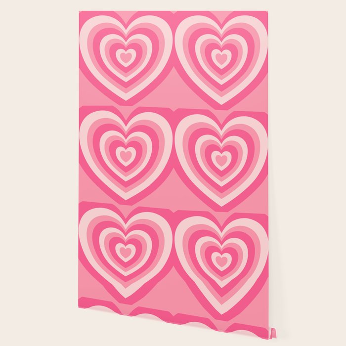 Hypnotic Pink Hearts Wallpaper Gallery Image 2