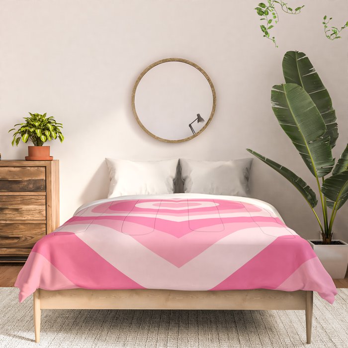 Hypnotic Pink Hearts Comforter Gallery Image 3