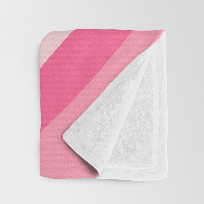 Hypnotic Pink Hearts Throw Blanket Gallery Image 3