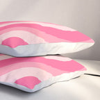 Hypnotic Pink Hearts Pillow Sham Gallery Image 3