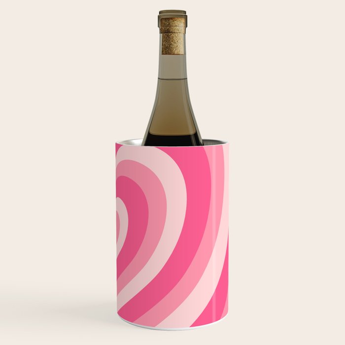 Hypnotic Pink Hearts Wine Chiller Gallery Image 3