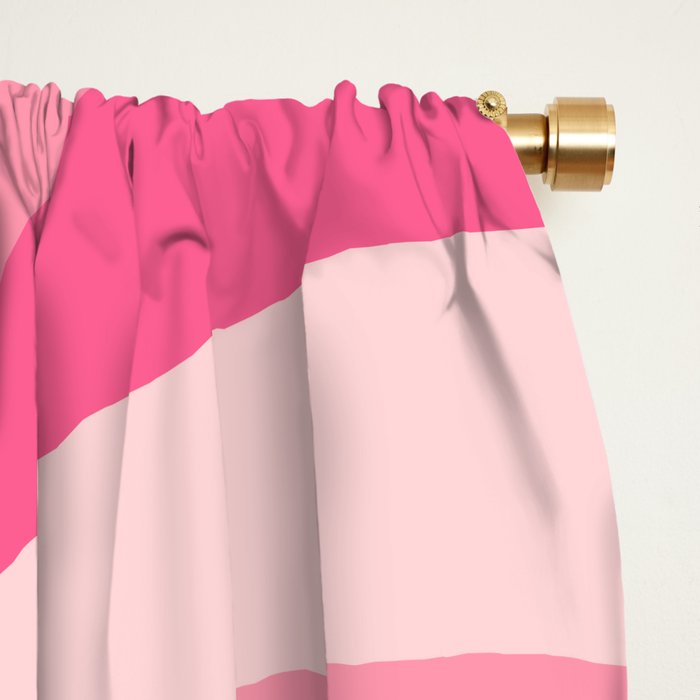 Hypnotic Pink Hearts Window Curtain Gallery Image 2