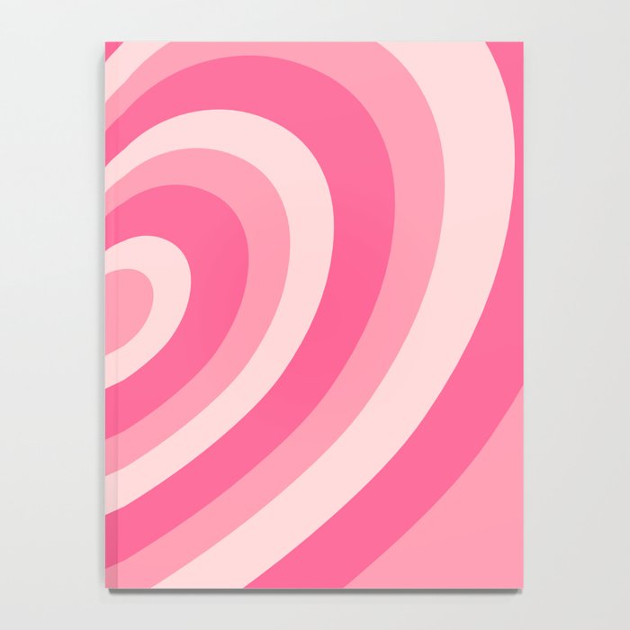 Hypnotic Pink Hearts Notebook Gallery Image 4