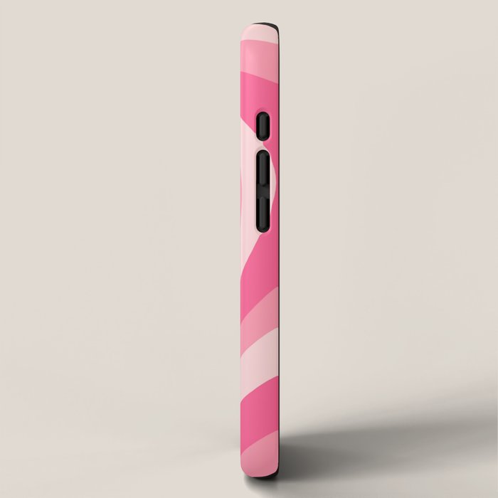 Hypnotic Pink Hearts iPhone Case Gallery Image 2