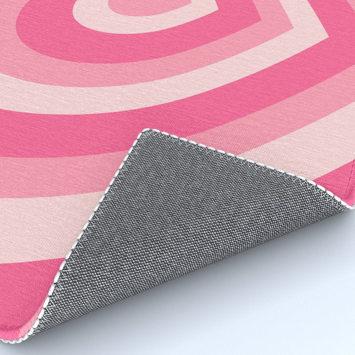 Hypnotic Pink Hearts Rug Gallery Image 4