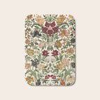 Antique Italian Floral Textile Print Bath Mat Gallery Image 1