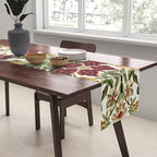 Antique Italian Floral Textile Print Table Runner Gallery Image 2