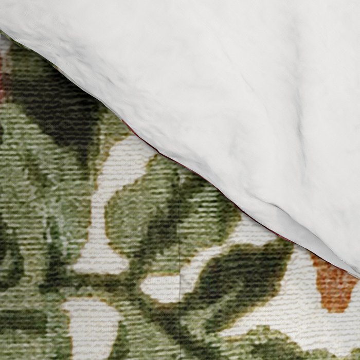 Antique Italian Floral Textile Print Comforter Gallery Image 4