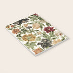 Antique Italian Floral Textile Print Notebook Gallery Image 3