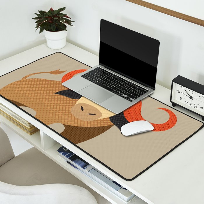 Whimsy Cape Buffalo II Desk Mat Gallery Image 2