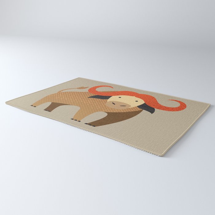 Whimsy Cape Buffalo II Rug Gallery Image 3