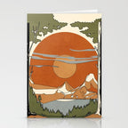 Wild Abstract Landscape 2 Stationery Card Gallery Image 2