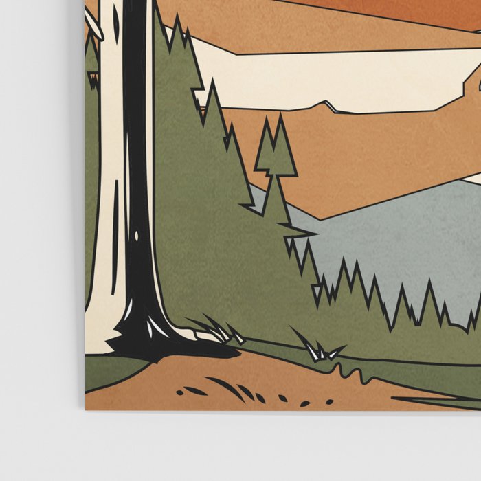 Wild Abstract Landscape 2 Poster Gallery Image 3