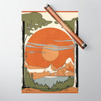 Wild Abstract Landscape 2 Wrapping Paper Gallery Image 1