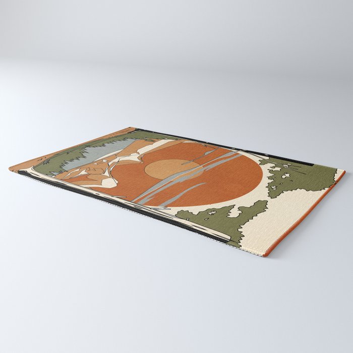 Wild Abstract Landscape 2 Rug Gallery Image 3