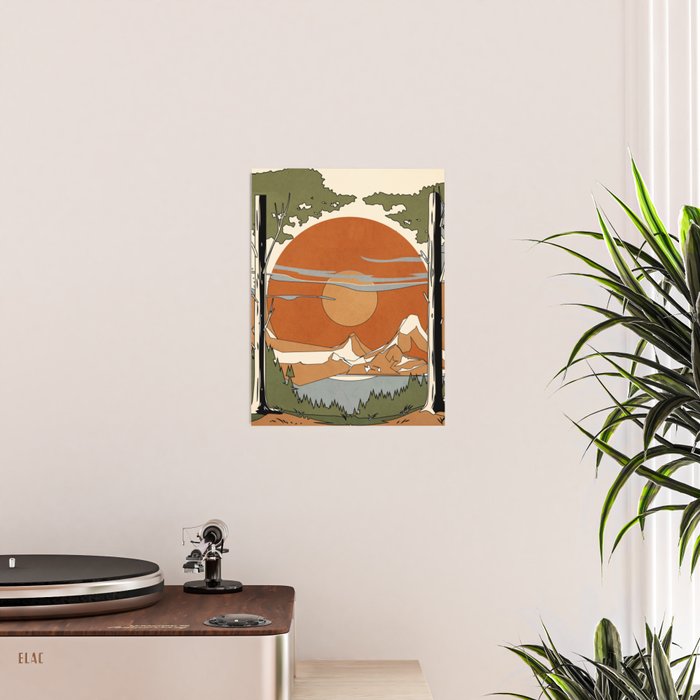 Wild Abstract Landscape 2 Poster Gallery Image 2