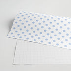 Pale Cornflower Blue polka dots 1. Wrapping Paper Gallery Image 2