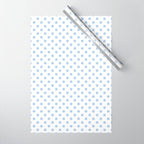 Pale Cornflower Blue polka dots 1. Wrapping Paper Gallery Image 1