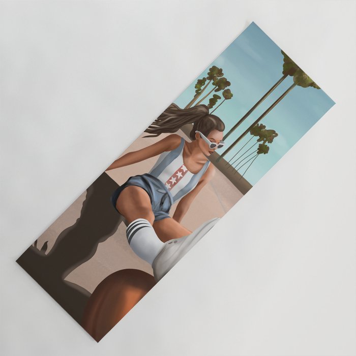 West Coast Vibes Yoga Mat Gallery Image 1