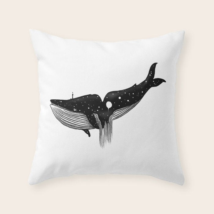 Uncertain Journey Throw Pillow Gallery Image 1