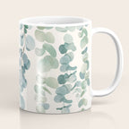 Watercolor Eucalyptus Leaves Coffee Mug Gallery Image 1