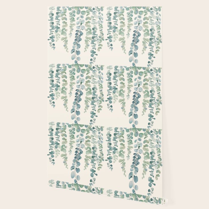 Watercolor Eucalyptus Leaves Wallpaper Gallery Image 2