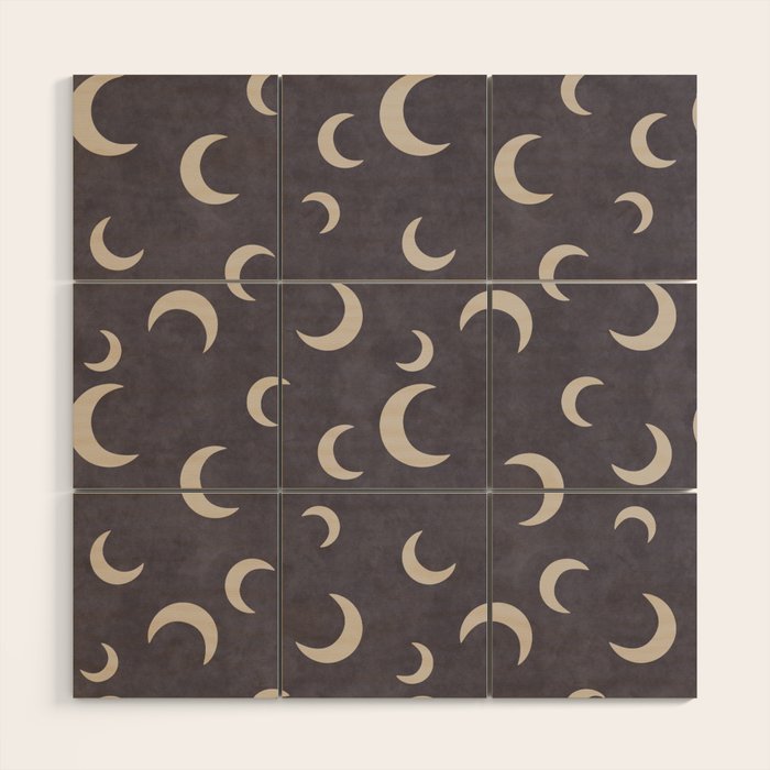 Moonlight Concrete Wood Wall Art Gallery Image 1