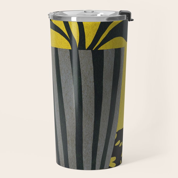 Abstract-botanical 46-2 Travel Mug Gallery Image 2