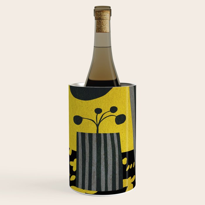 Abstract-botanical 46-2 Wine Chiller Gallery Image 2