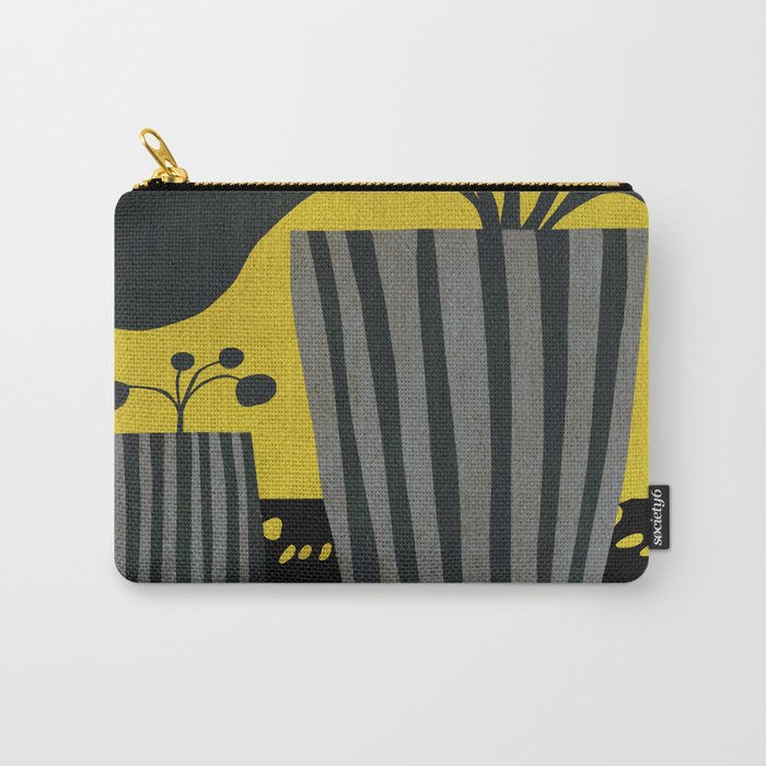 Abstract-botanical 46-2 Carry All Pouch Gallery Image 1