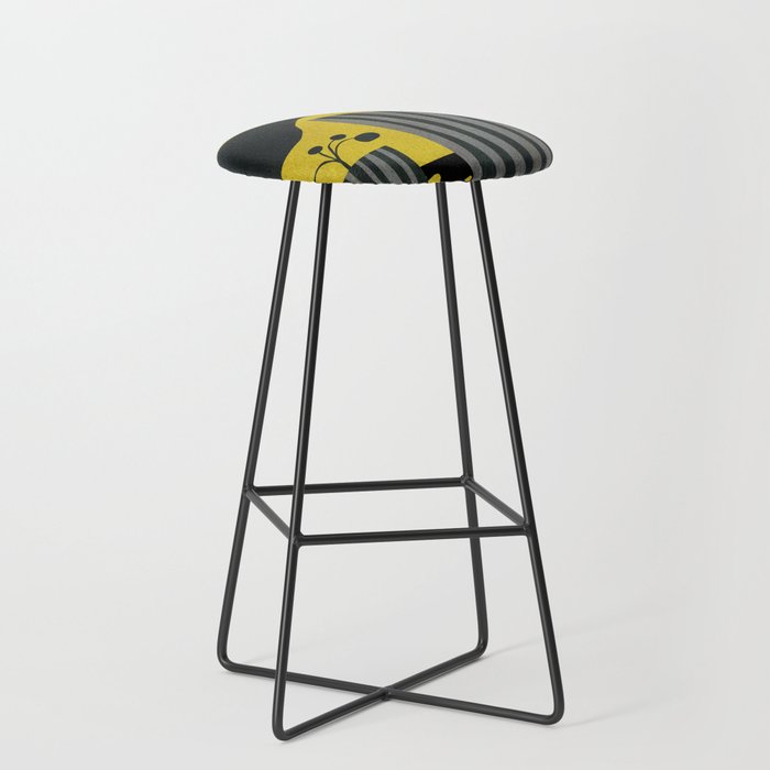 Abstract-botanical 46-2 Stool Gallery Image 1