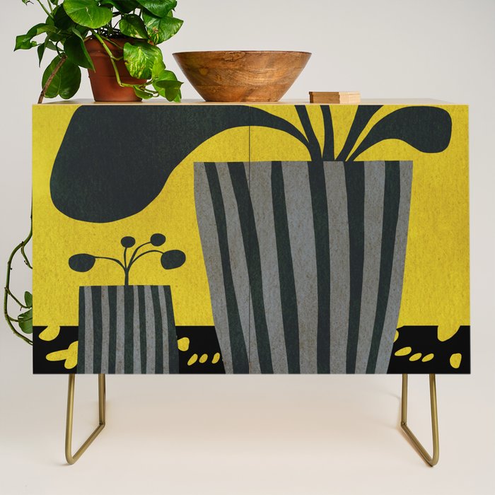 Abstract-botanical 46-2 Credenza Gallery Image 1